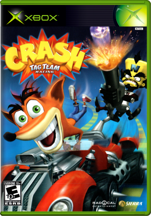 Crash Tag Team Racing (USA) 2D Box Front